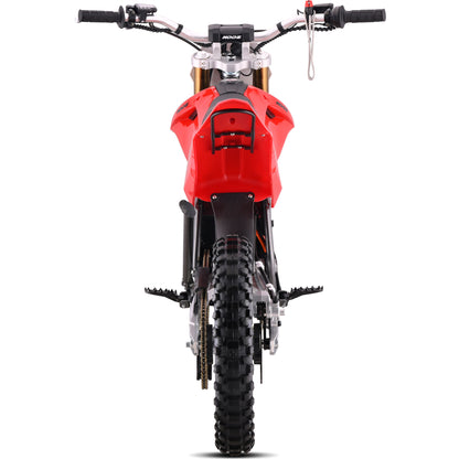 Color: Red - MotoTec 72v 8000w Pro Electric Dirt Bike 17/14 Lithium