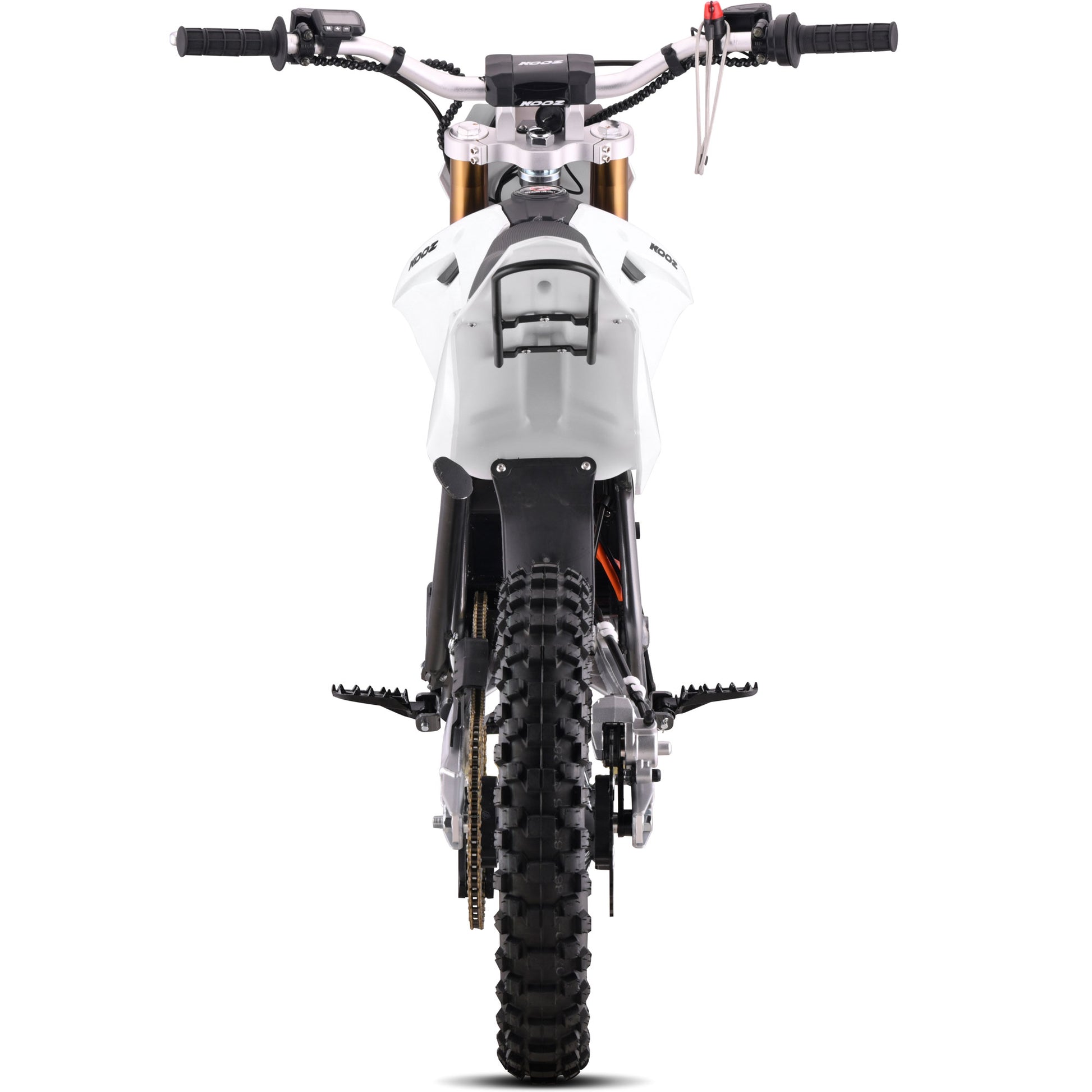 Color: White - MotoTec 72v 8000w Pro Electric Dirt Bike 17/14 Lithium