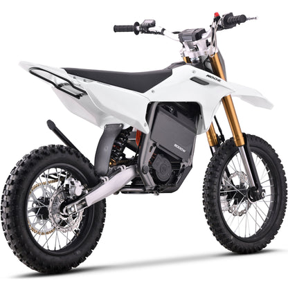 Color: White - MotoTec 72v 8000w Pro Electric Dirt Bike 17/14 Lithium