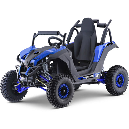 Color: Blue - MotoTec Raider Kids UTV 48v 1200w Full Suspension