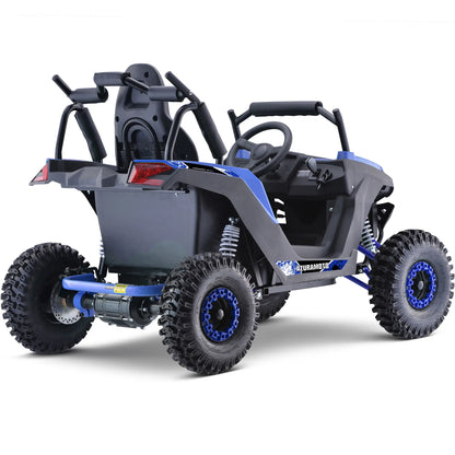 Color: Blue - MotoTec Raider Kids UTV 48v 1200w Full Suspension