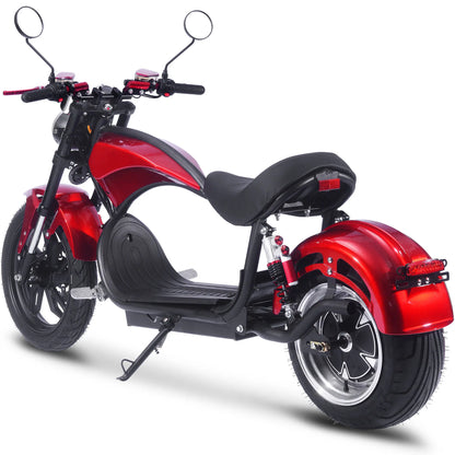 Color: Red - MotoTec Raven 60v 30ah 2500w Lithium Electric Scooter
