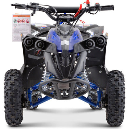 Color: Blue - MotoTec Renegade 40cc 4-Stroke Kids Gas ATV