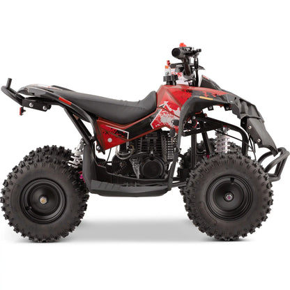 Color: Red - MotoTec Renegade 40cc 4-Stroke Kids Gas ATV