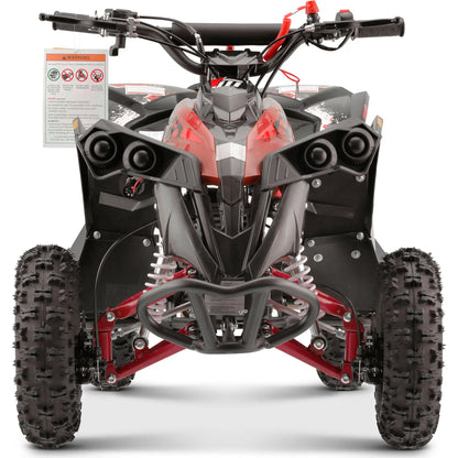 Color: Red - MotoTec Renegade 40cc 4-Stroke Kids Gas ATV