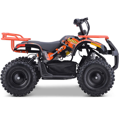 MotoTec 36V 500W Sonora Kids Electric ATV – Orange | Off-Road Fun & Power