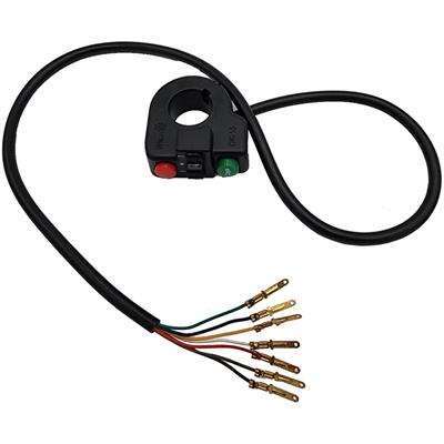MotoTec Superbike 1000w 48v Horn Light Button