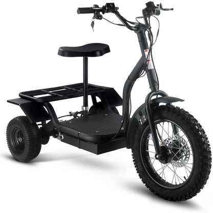 MotoTec 48V 1200W Electric Trike – Powerful Three-Wheel Scooter for All Terrains