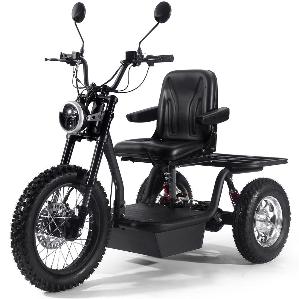 MotoTec Electric Trike 60v 1800w Black