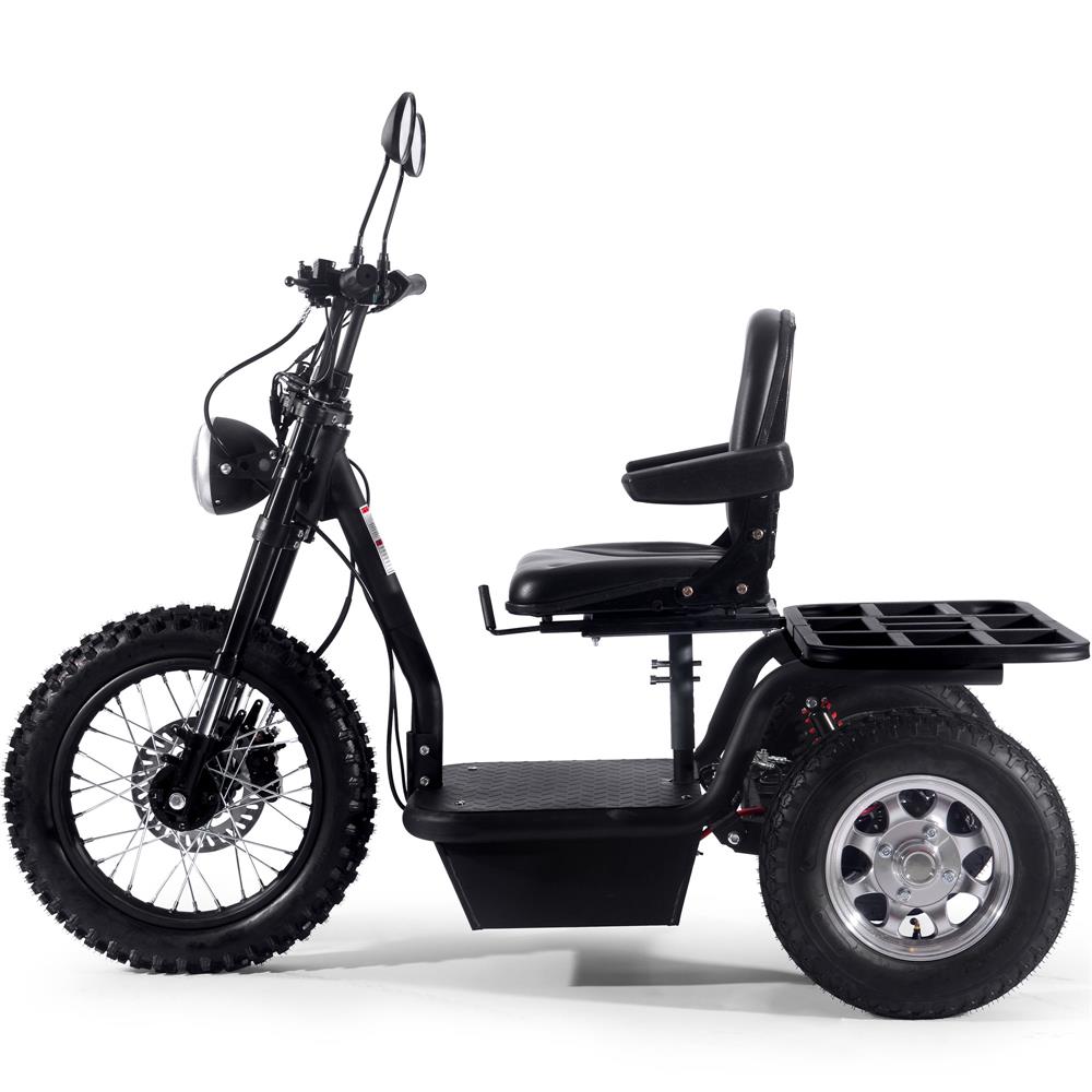 MotoTec Electric Trike 60v 1800w Black