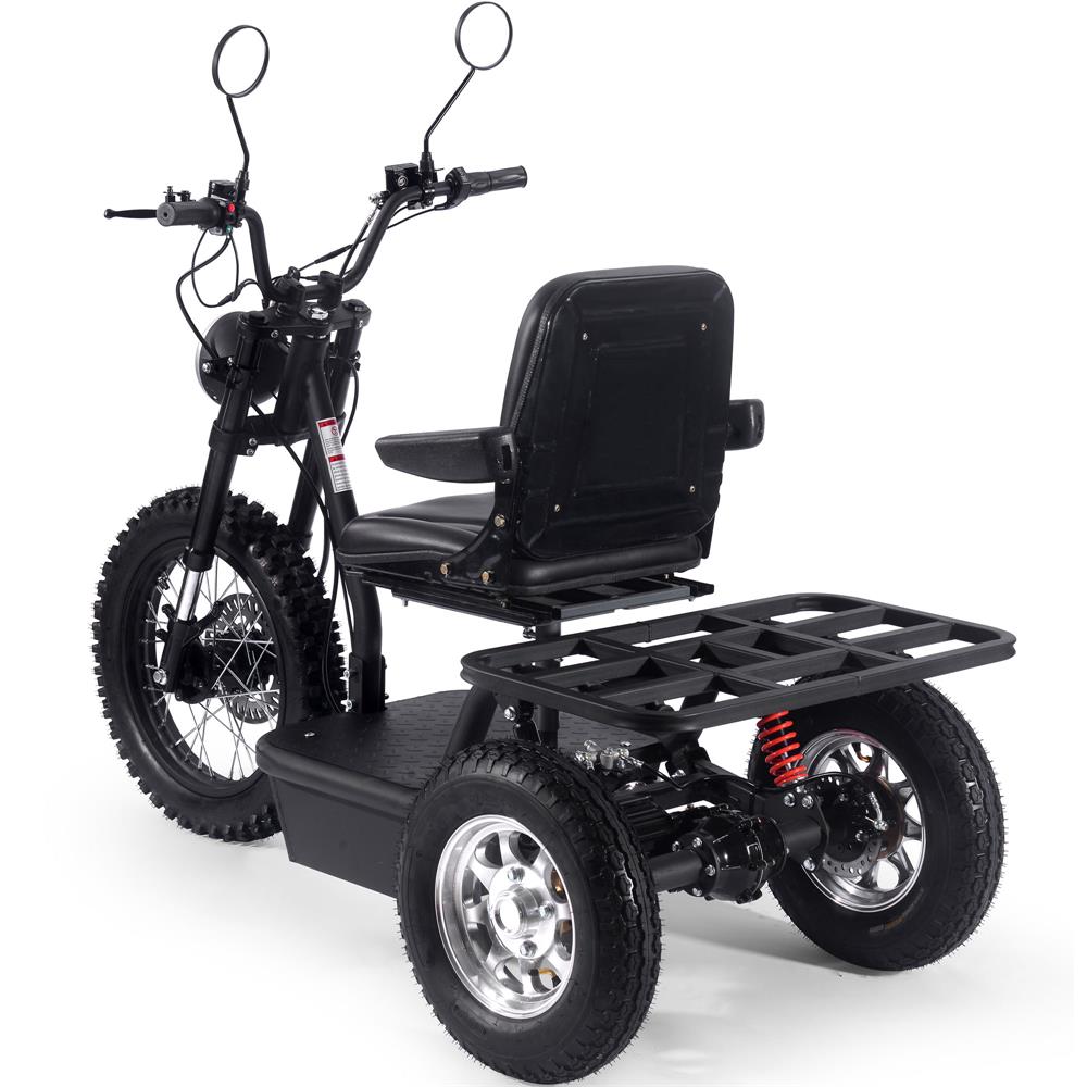 MotoTec Electric Trike 60v 1800w Black