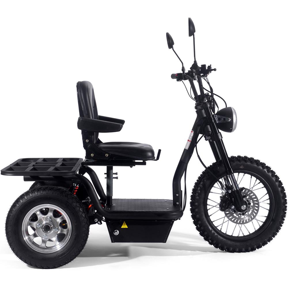 MotoTec Electric Trike 60v 1800w Black