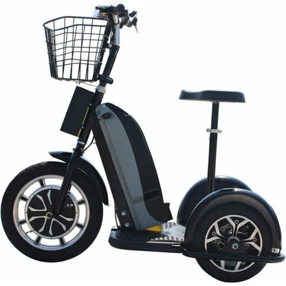Color - Black - MotoTec Electric Trike 48V 800W