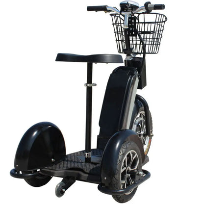 Color - Black - MotoTec Electric Trike 48V 800W