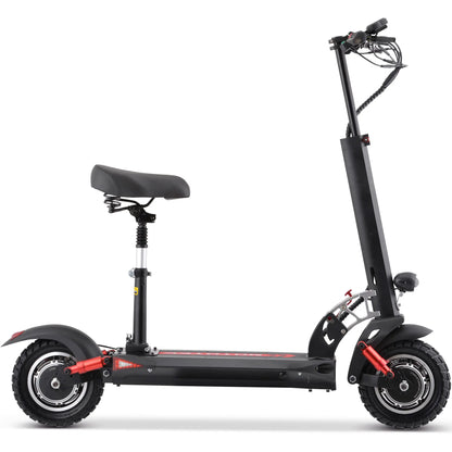 Color: Black - MotoTec Thor 60v 2400w Lithium Electric Scooter