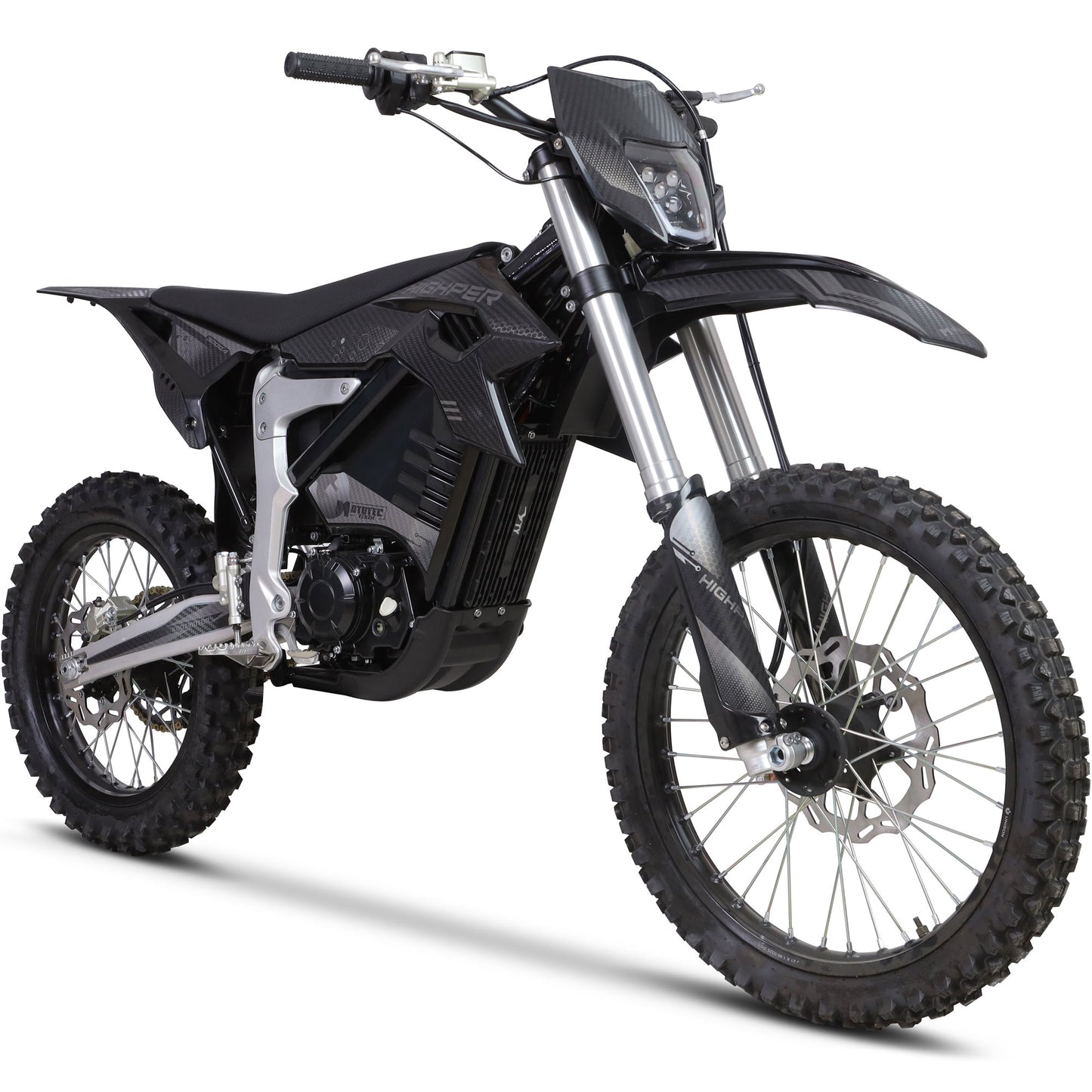 MotoTec Venom 72V 12000W Electric Dirt Bike - Up to 77 MPH