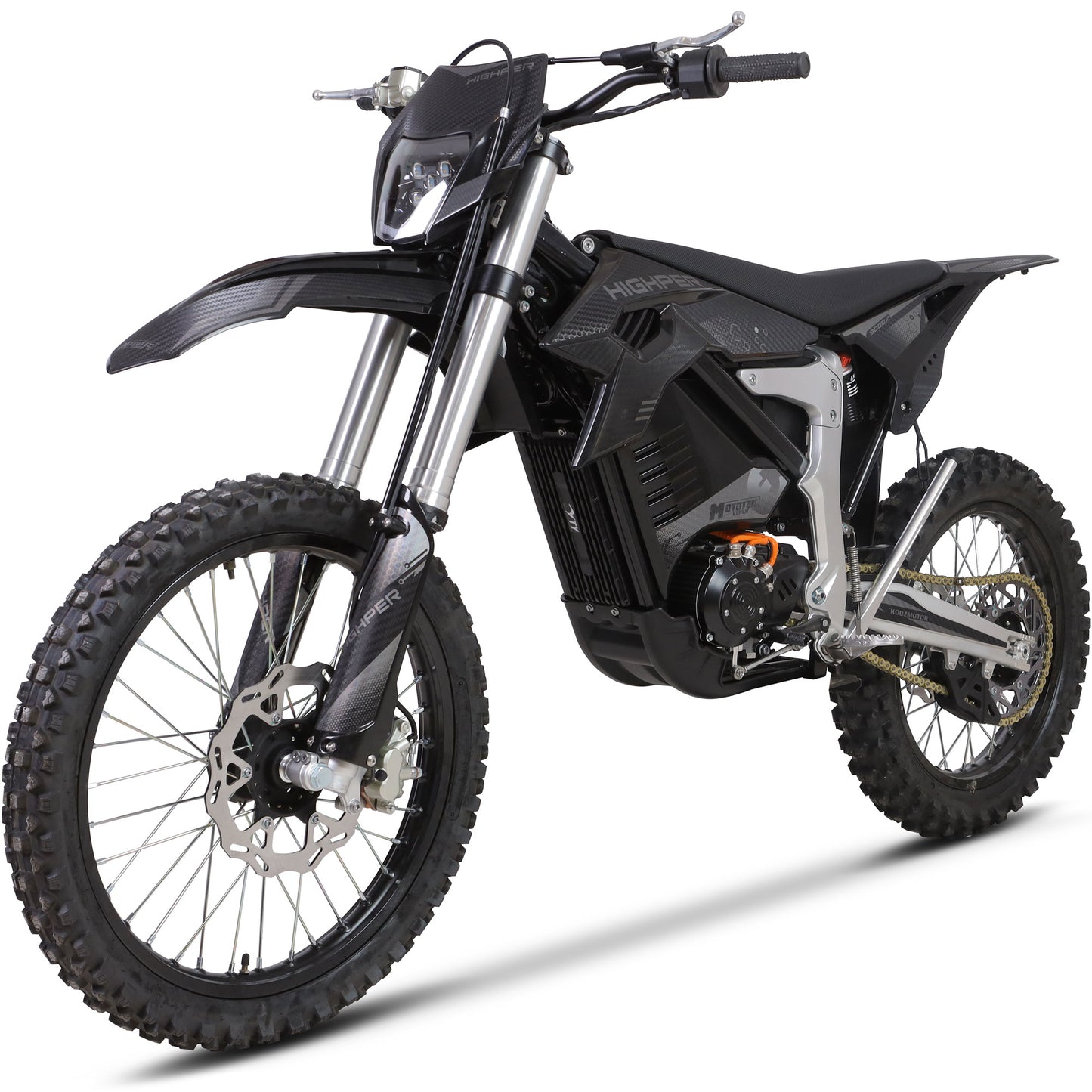 MotoTec Venom 72V 12000W Electric Dirt Bike - Up to 77 MPH