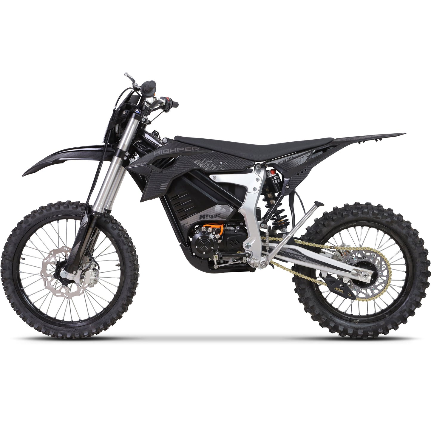 MotoTec Venom 72V 12000W Electric Dirt Bike - Up to 77 MPH