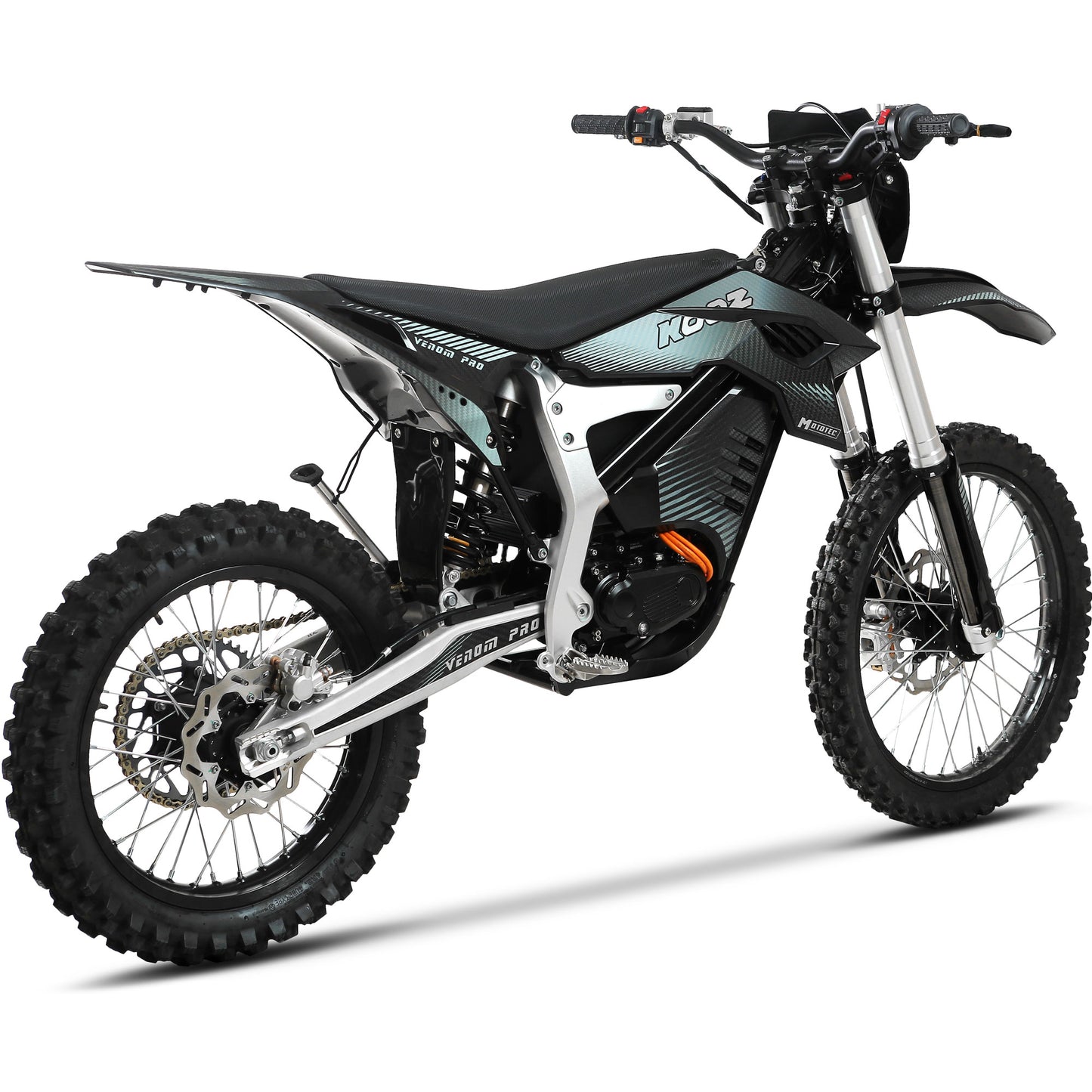 MotoTec Venom 72V 30000W Electric Dirt Bike - Black