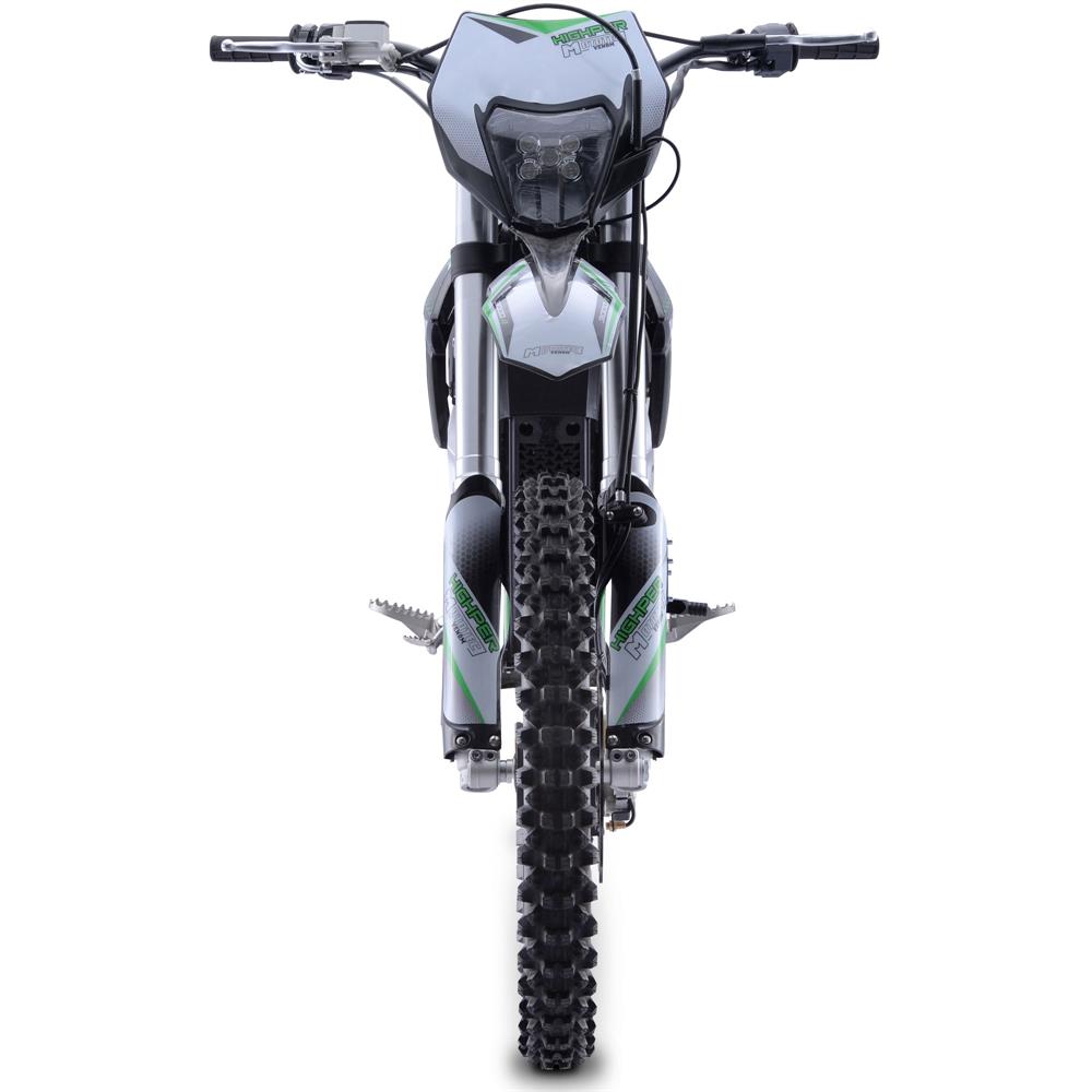 MotoTec Venom 72v 12000w Electric Dirt Bike White