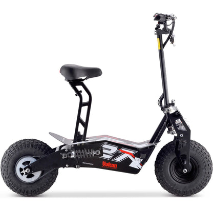 Color: Black - MotoTec Vulcan 48v 1600w Electric Scooter