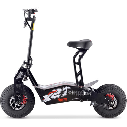 Color: Black - MotoTec Vulcan 48v 1600w Electric Scooter