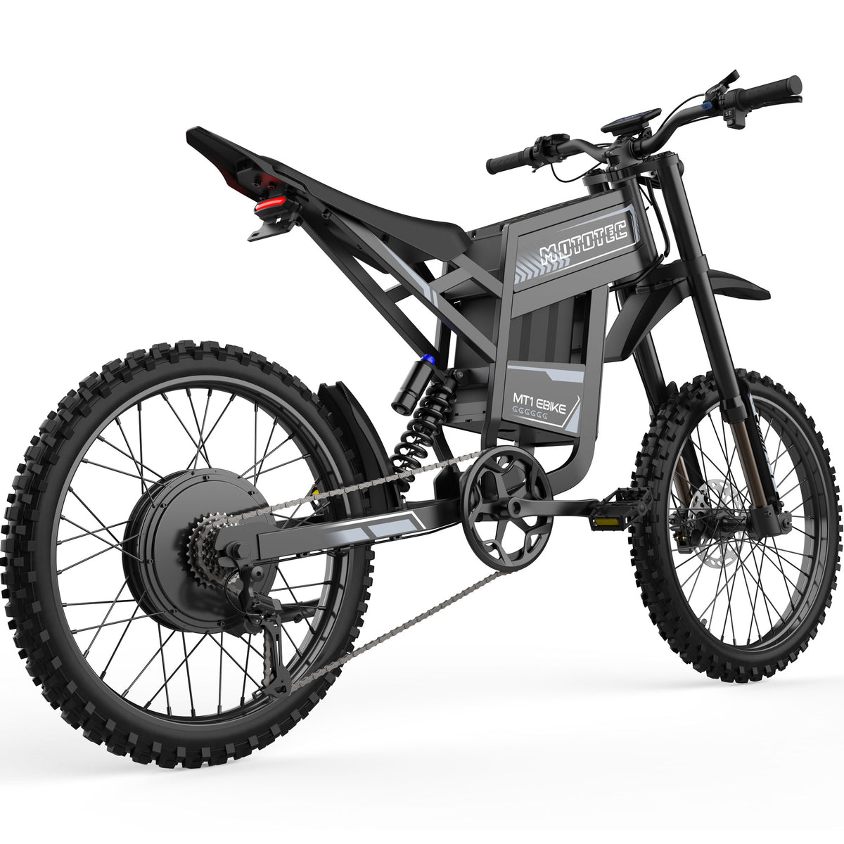 MotoTec MT1 Pro 6000W Electric Bike 60V Grey