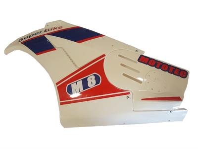 MotoTec Superbike - Left Fairing White