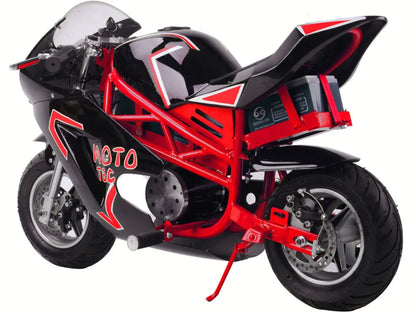 Color: Red - MotoTec 36v 500w Electric Pocket Bike GT