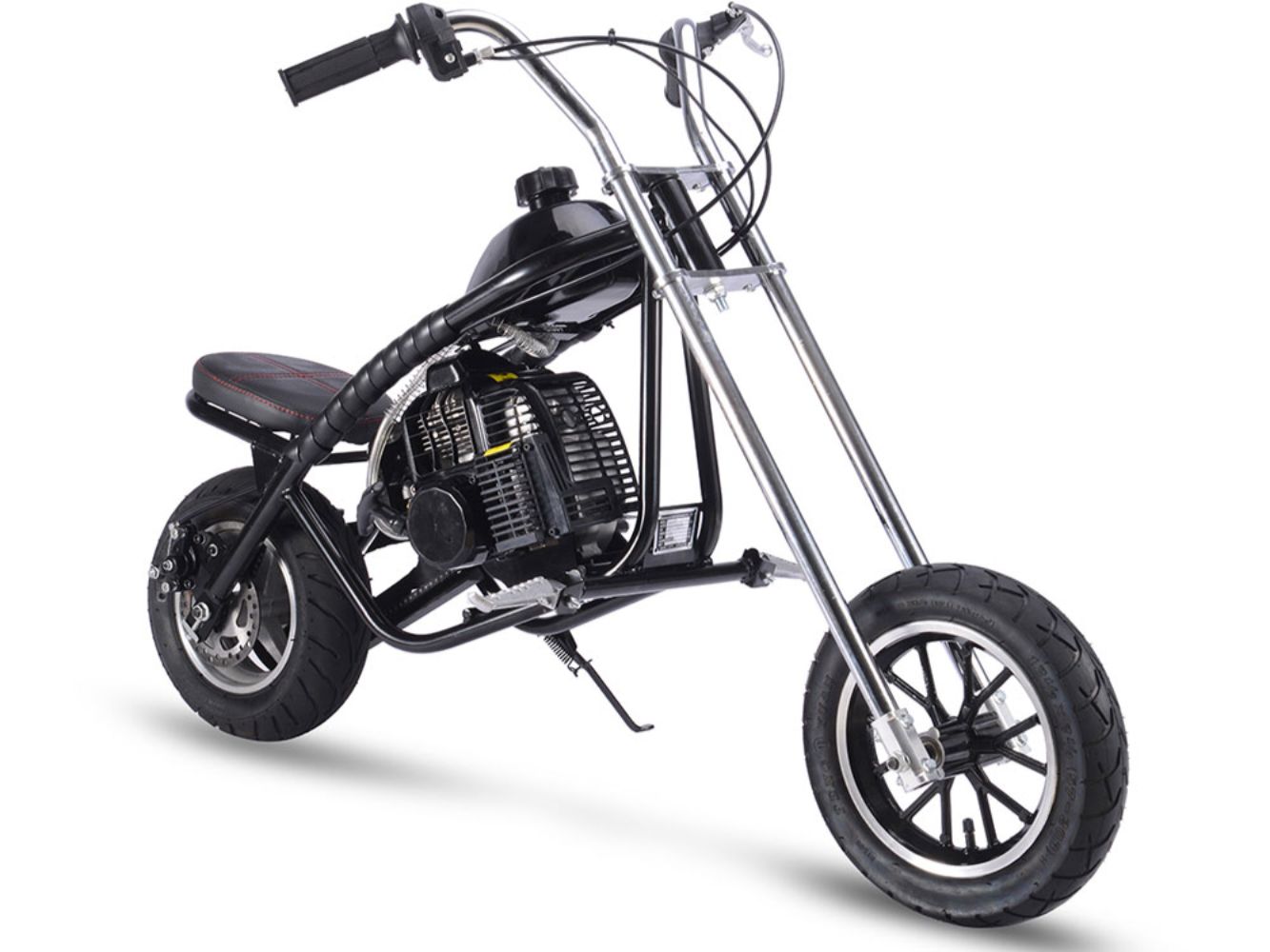 MotoTec 49cc Gas Mini Chopper Black