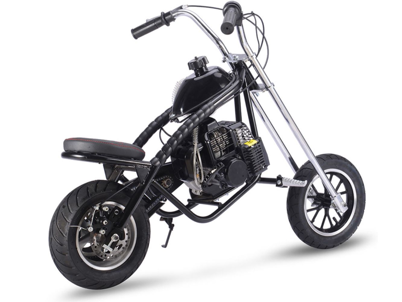 MotoTec 49cc Gas Mini Chopper Black