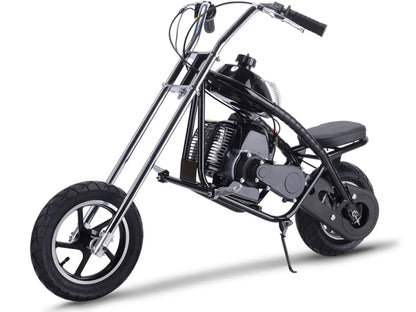 Color: Black - MotoTec 49cc Gas Mini Chopper