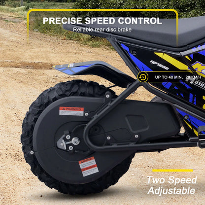 Color: Blue - MotoTec 24v 250w (HP120E) Electric Powered Mini Bike
