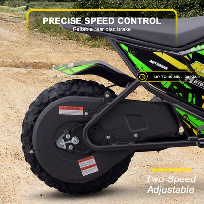 Color: Green - MotoTec 24v 250w (HP120E) Electric Powered Mini Bike