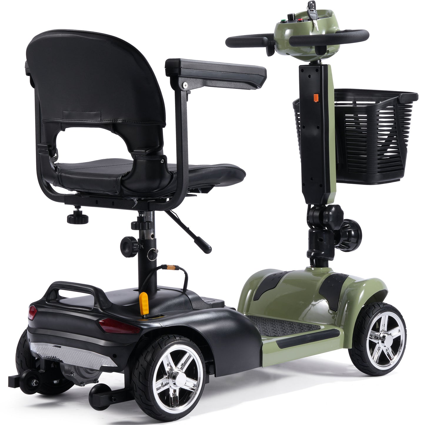 Color: Green - MotoTec 24V 250W PLUS Folding Mobility Electric Scooter