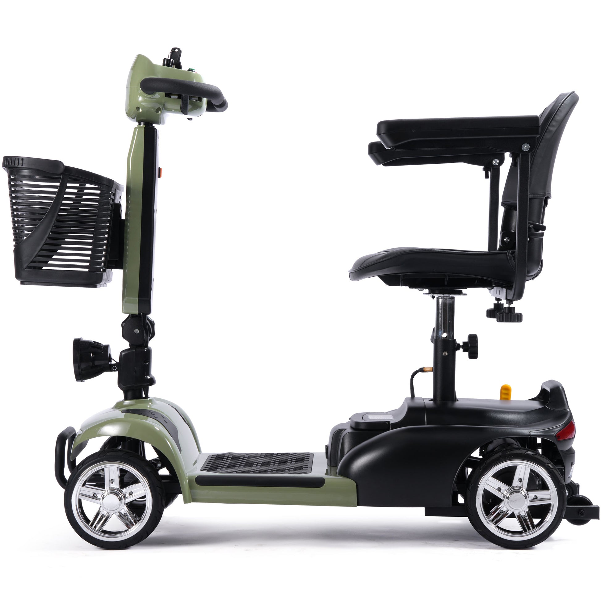 Color: Green - MotoTec 24V 250W PLUS Folding Mobility Electric Scooter