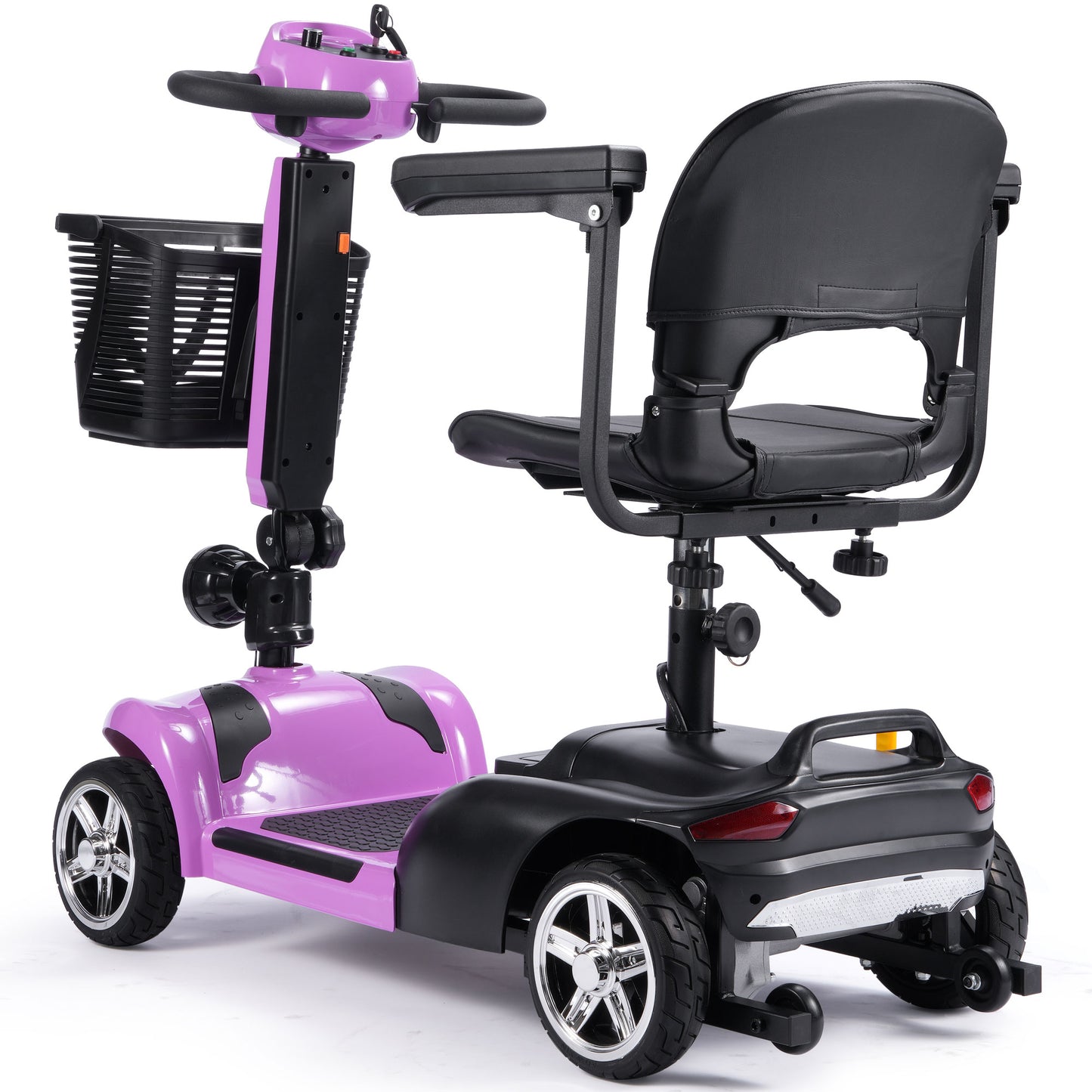 Color: Pink - MotoTec 24V 250W PLUS Folding Mobility Electric Scooter