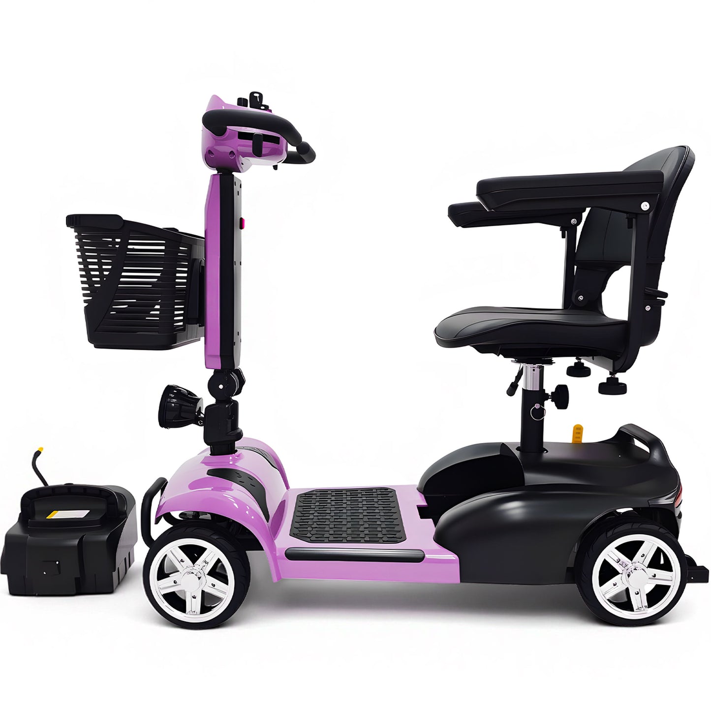 Color: Pink - MotoTec 24V 250W PLUS Folding Mobility Electric Scooter