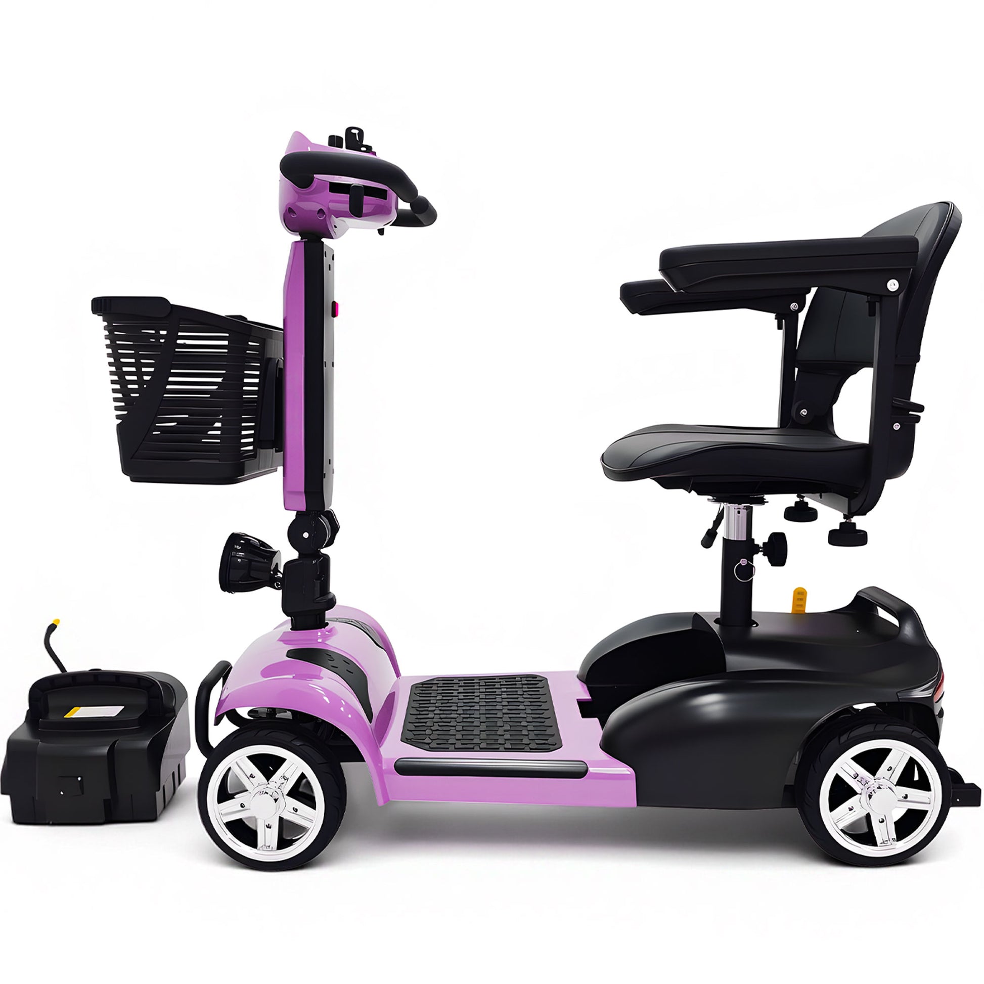 Color: Pink - MotoTec 24V 250W PLUS Folding Mobility Electric Scooter