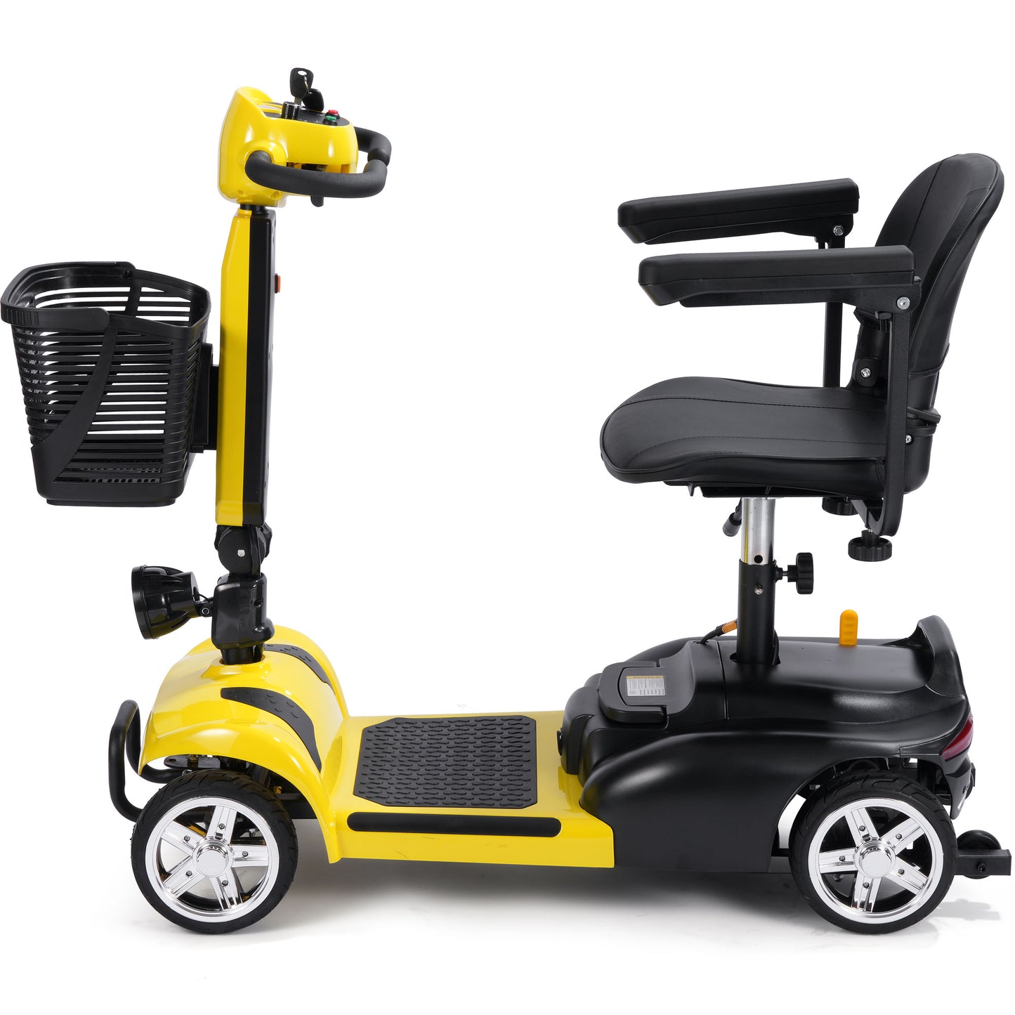 Color: Yellow - MotoTec 24V 250W PLUS Folding Mobility Electric Scooter