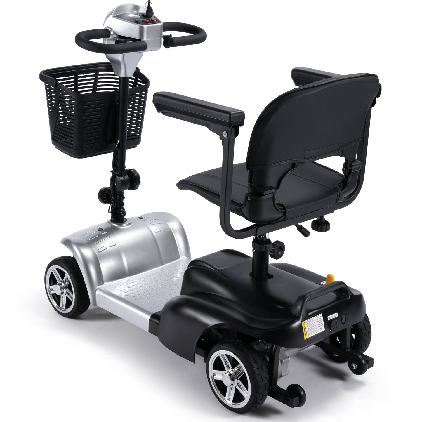 Color: Silver - MotoTec 24V 250W Folding Mobility Electric Scooter