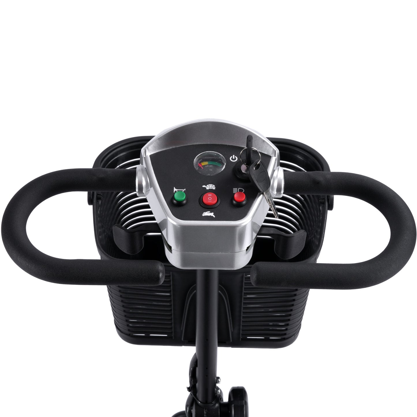 Color: Silver - MotoTec 24V 250W Folding Mobility Electric Scooter