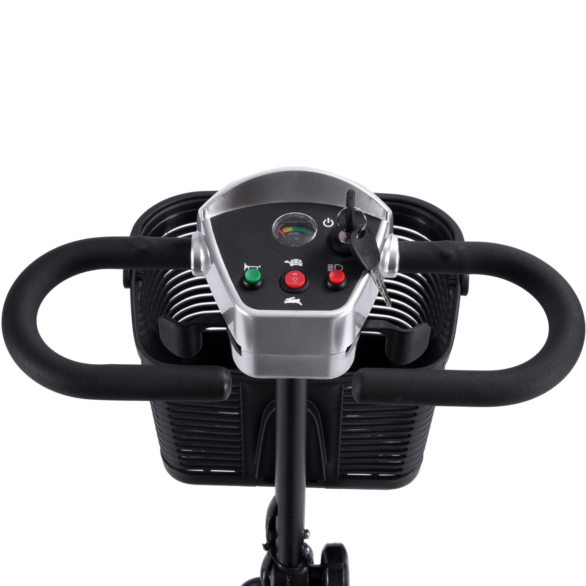 Color: Silver - MotoTec 24V 250W Folding Mobility Electric Scooter