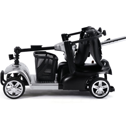 Color: Silver - MotoTec 24V 250W Folding Mobility Electric Scooter