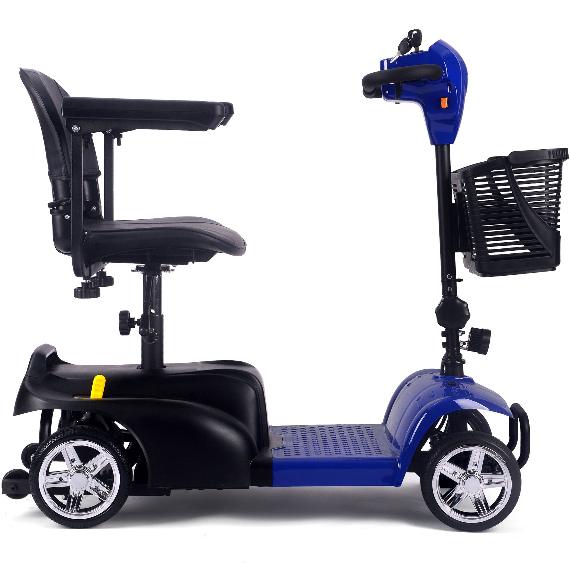 Color: Blue - MotoTec 24V 250W Folding Mobility Electric Scooter