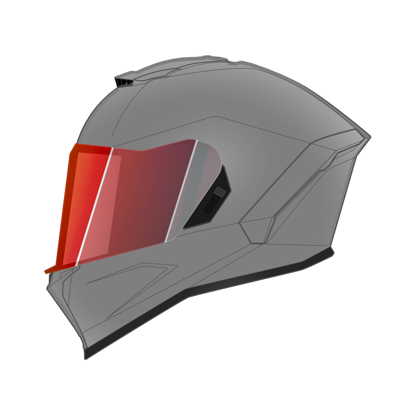 Viper Shield Outer- Photochromic Red