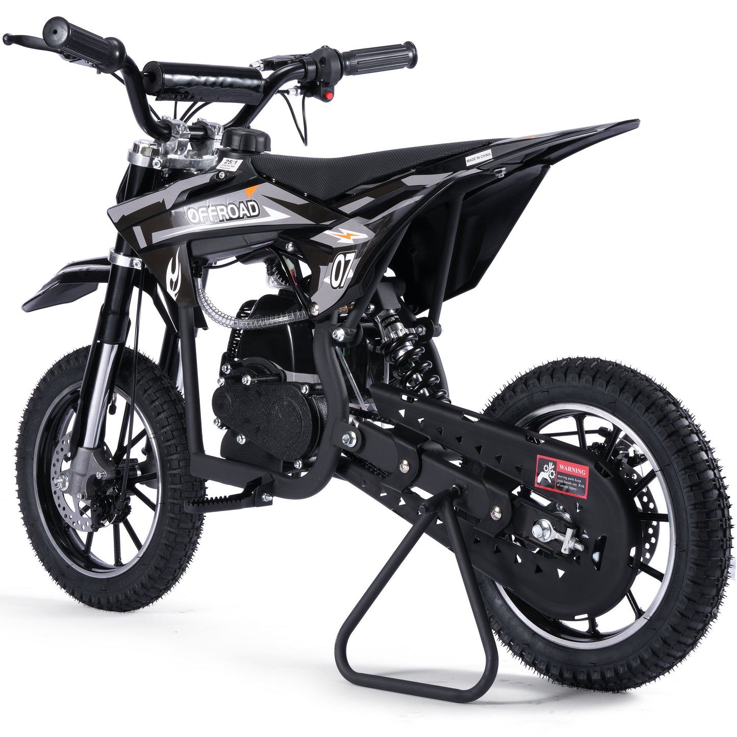 Color: Black - MotoTec Pioneer 49cc