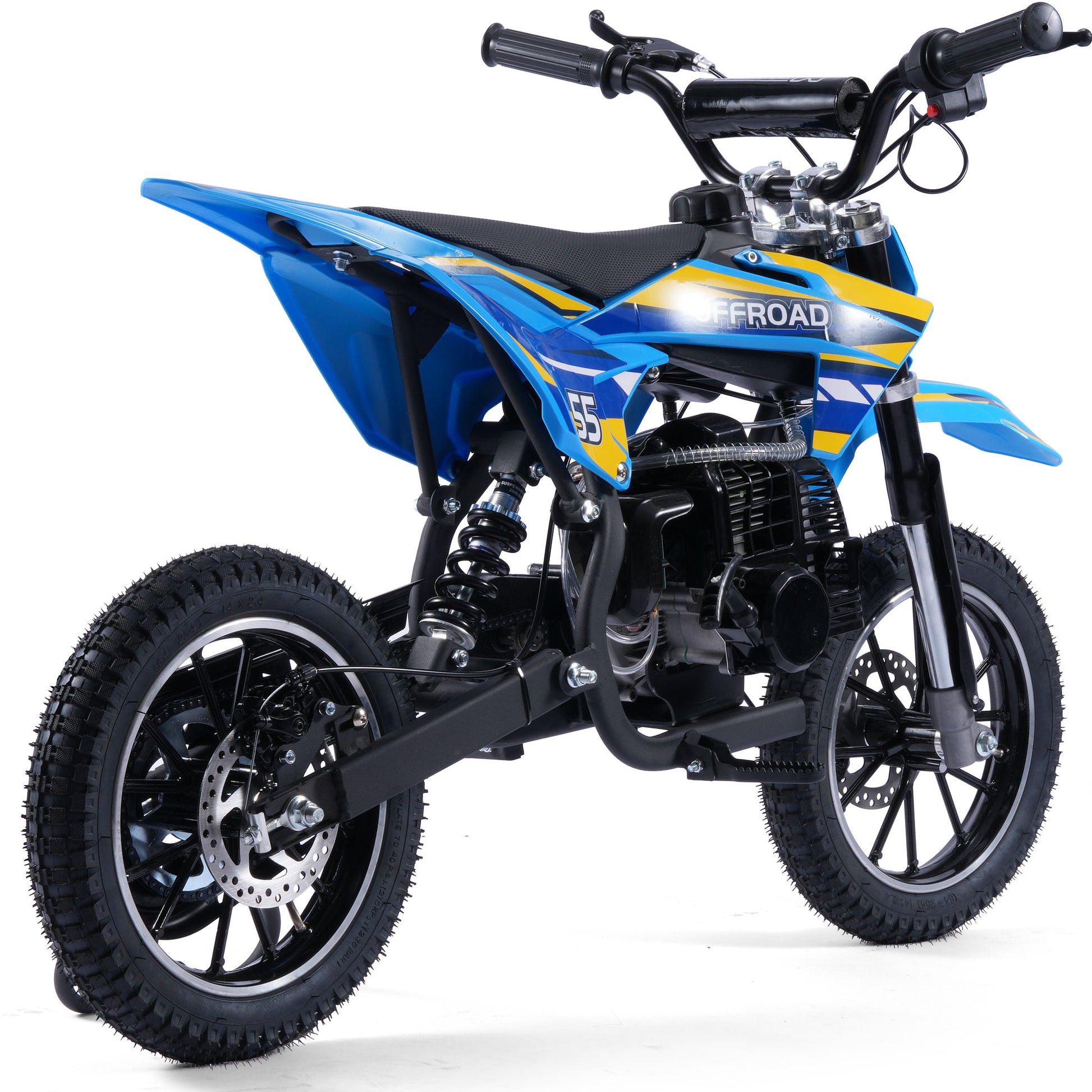 Color: Blue - MotoTec Pioneer 49cc