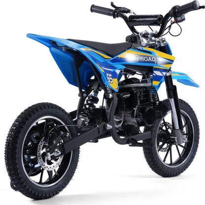Color: Blue - MotoTec Pioneer 49cc