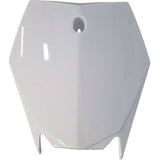 MotoTec 72v 8000w Pro Dirt Bike Number Plate White